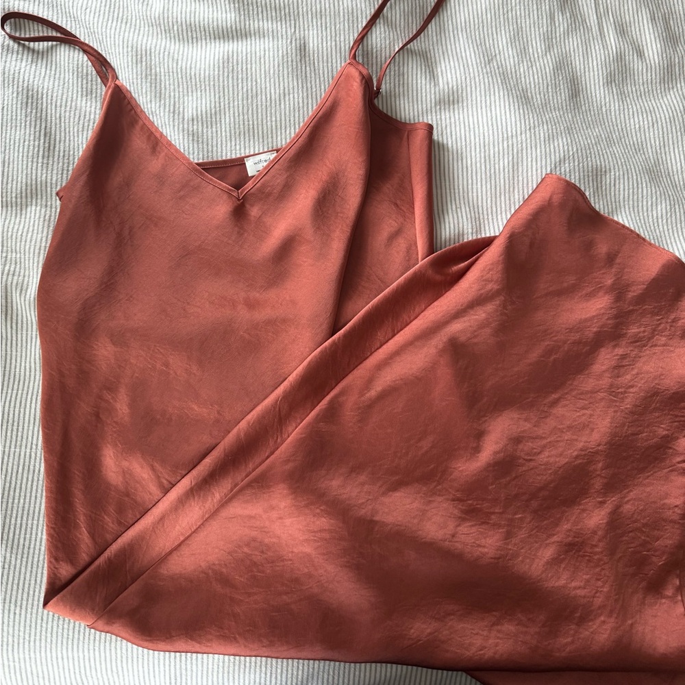 Wilfred Only Satin Slip Midi Dress